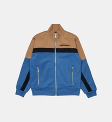 Sweat-shirt colorblock en néoprène à fermeture éclair intégrale Dsquared2