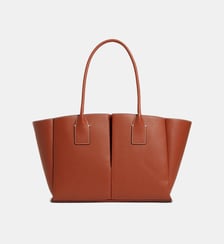 Grand sac cabas Elena en cuir grainé Le Tanneur