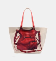 Sac cabas Capsule 150 ans en coton Lancel