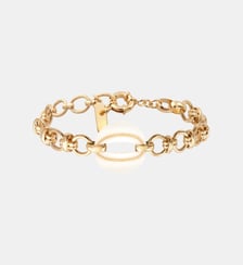 Bracelet chaîne  en métal doré et maillon résine  doré à l'or fin - Masseria Satellite