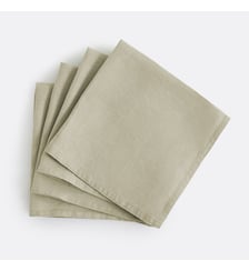Lot de 4 serviettes de table lin lavé Victorine La Redoute Interieurs
