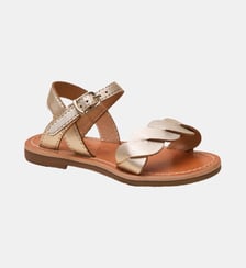 Sandales tressées  en cuir Cyrillus