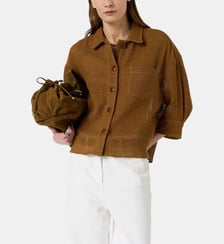 Surchemise ajourée en coton et lin - TAMIA Gerard Darel
