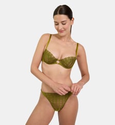 Tanga Dreamcatcher vert Maison Lejaby