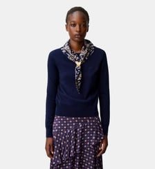 Pull maille bijou cœur doré Claudie Pierlot
