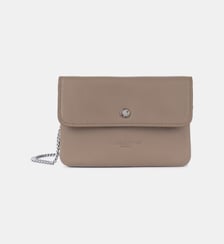 Petit double pochette Soft PM en cuir Lancaster