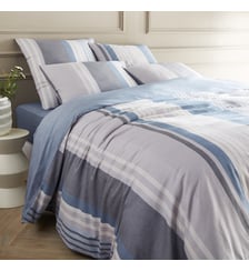 Housse de couette percale de coton bio AM.PM