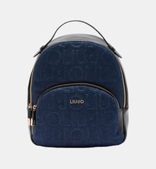 Sac à dos format moyen en toile denim Liu Jo