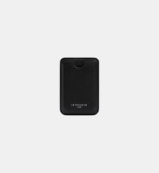 Porte cartes magnétique en cuir grainé Le Tanneur
