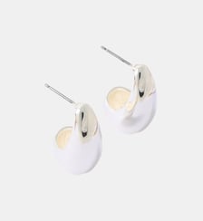 Boucles d'oreilles gouttes argentées Balaboosté