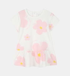 Robe manches courtes en coton Marc Jacobs Kids