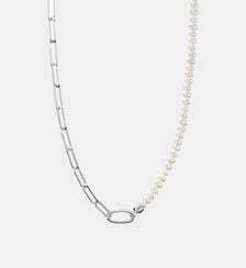 Collier Charm Paperclip et perles avec un Connect Link Thomas Sabo