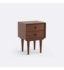 Chevet vintage noyer et plaqué La Redoute Interieurs