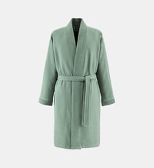 Peignoir court en coton nid d'abeille Boss Home