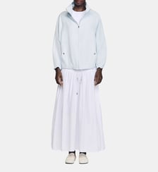 Blouson oversize col montant brodé Sandro