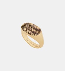 Bague chevalière écailles de serpent Les Néréides