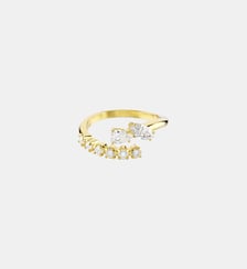 Bague ou Mesmera, Doré à l’or 18 carats (750/1000) Swarovski