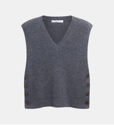 Pull V sans manche en laine - RENIA Gerard Darel