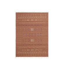 Tapis De Sol  Tissé plat brodé 100% laine Madura