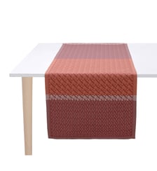 Chemin de table Veine Graphique Coton Le Jacquard Francais