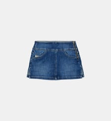 Jupe courte en denim cinq poches Diesel Kids