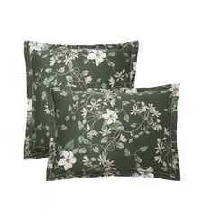 Taie d'oreiller satin de coton 120 fils Gardenias Garnier Thiebaut
