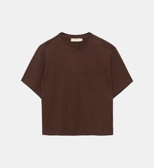 T-shirt manches courtes col rond uni TAISA La Petite Etoile