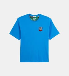 T-shirt manches courtes col rond Thor brodé Funky Animals Serge Blanco