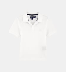 Polo en piqué de coton uni Vilebrequin