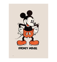 Poster Disney - Disney - Mickey Mouse Vintage No. 02 Poster & Frame
