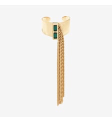 Bague cristal plaquée or - vertu Caroline Najman