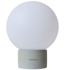 Lampe de table de table sans fil touch LED gris béton Lumisky