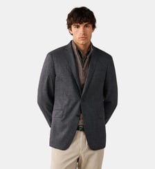 Blazer En Flanelle Performance En Laine Italienne Hackett London