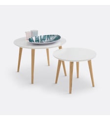 Lot de 2 tables basses gigognes La Redoute Interieurs