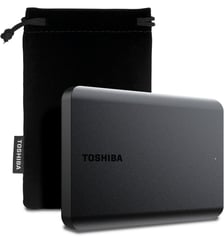 Disque dur externe Pack 2To canvio basics + housse Toshiba