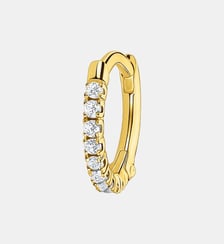Créole unique blanche pierres or Thomas Sabo