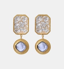 Boucles d'oreilles pendantes clips   - Louise Satellite