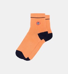 Chaussettes mi-hautes rose et bleu marine Le Slip Francais
