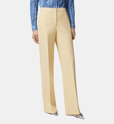 Pantalon plissé en lin stretch Pinko