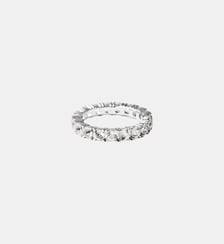 Alliances en argent épais de 925 avec topaze blanche Aristocrazy