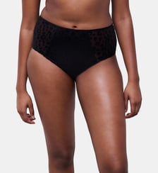 Culotte taille haute détails velours Chantelle Pulp