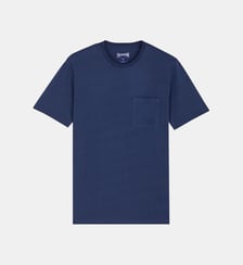 T-shirt en coton organique uni Vilebrequin