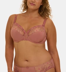 Soutien-gorge avec armature emboitant - Rose Fumé Simone Pérèle