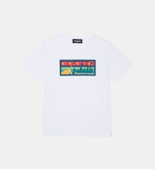 T-shirt avec logo sur la poitrine Dsquared2