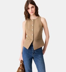 Veston de tailleur long Maje