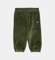 Pantalon en velours avec logo Diesel Kids