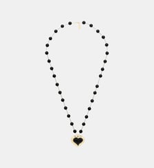 Collier perles et pendentif cœur The Kooples