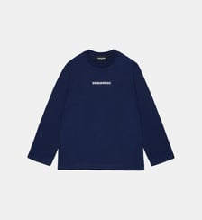 T-shirt à manches longues avec logo Dsquared2