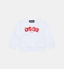 Sweat-shirt à col rond avec logo DSQ2 Dsquared2