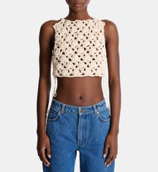 Débardeur en crochet Balmain